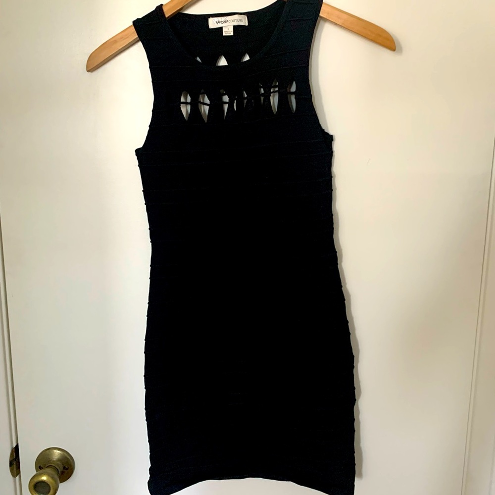 WOW Couture black bandage dress (S)